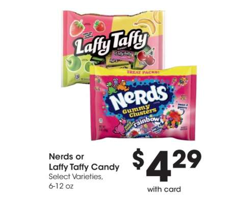 Nerds or Laffy Taffy Candy