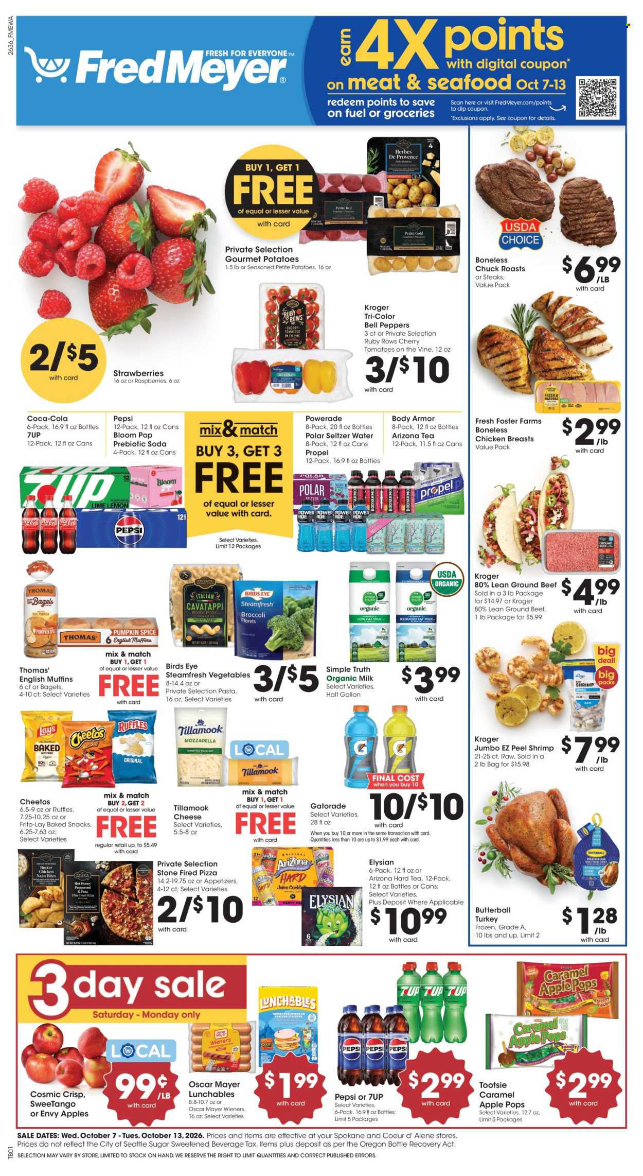Fred Meyer ad - 10/07/2026 - 10/13/2026. Page 1