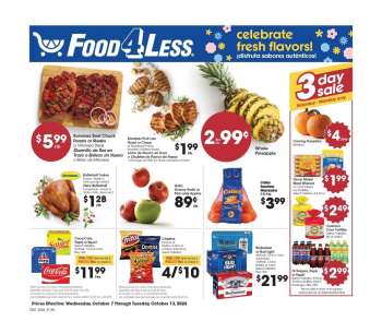 Food 4 Less Flyer - 10/07/2026 - 10/13/2026.