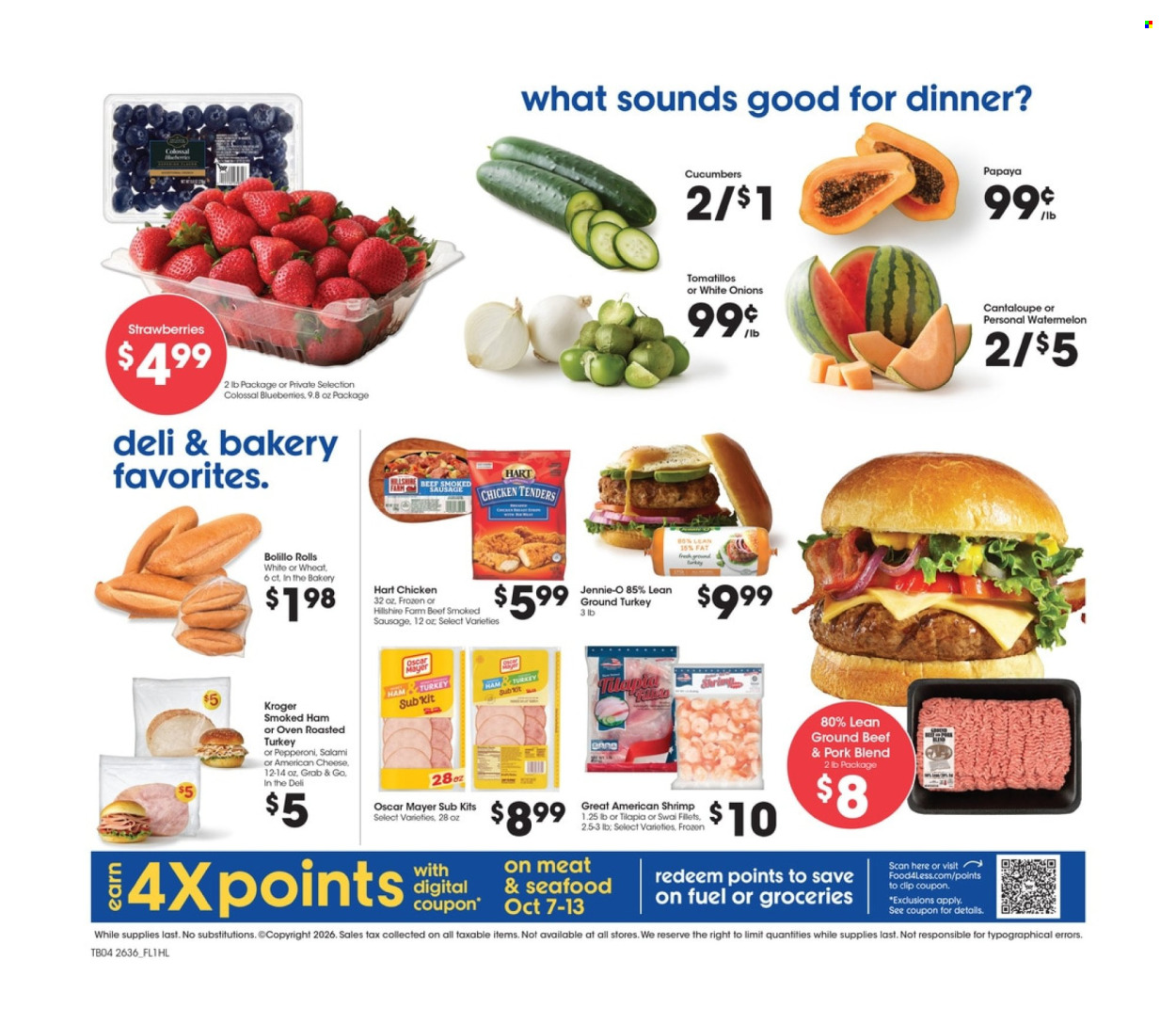 Food 4 Less ad - 10/07/2026 - 10/13/2026. Page 4