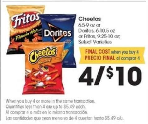 Cheetos, Doritos, or Fritos