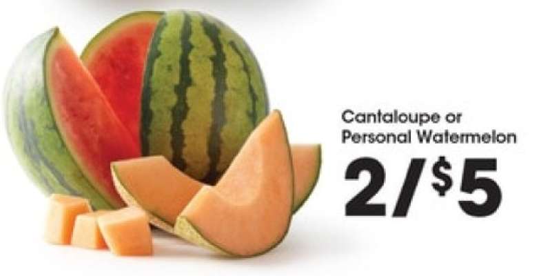 Cantaloupe or Personal Watermelon