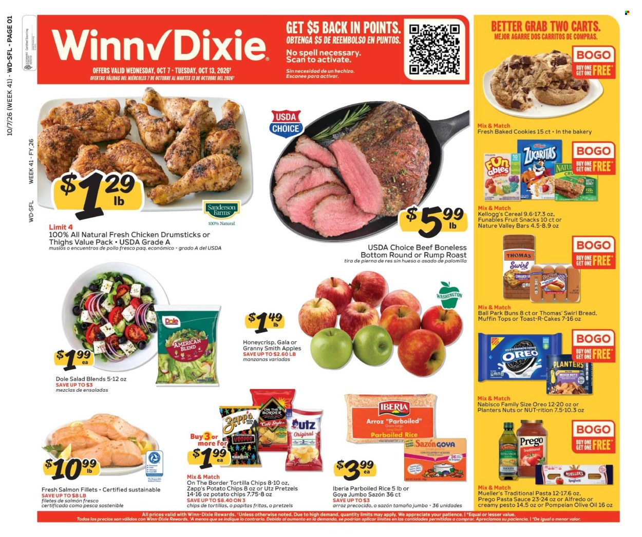 Winn Dixie ad - 10/07/2026 - 10/13/2026. Page 1