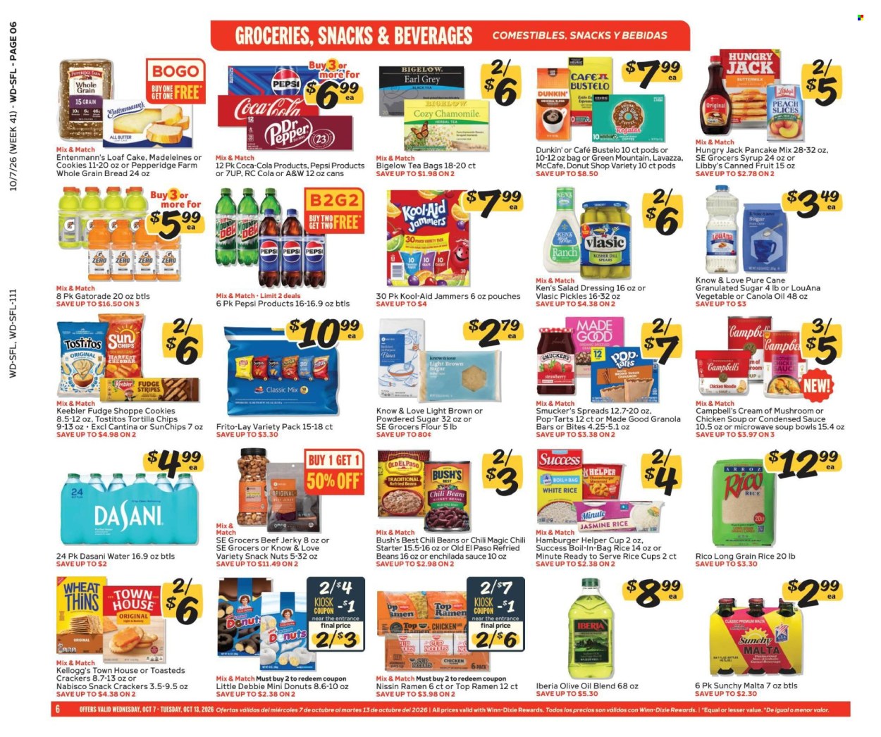 Winn Dixie ad - 10/07/2026 - 10/13/2026. Page 6
