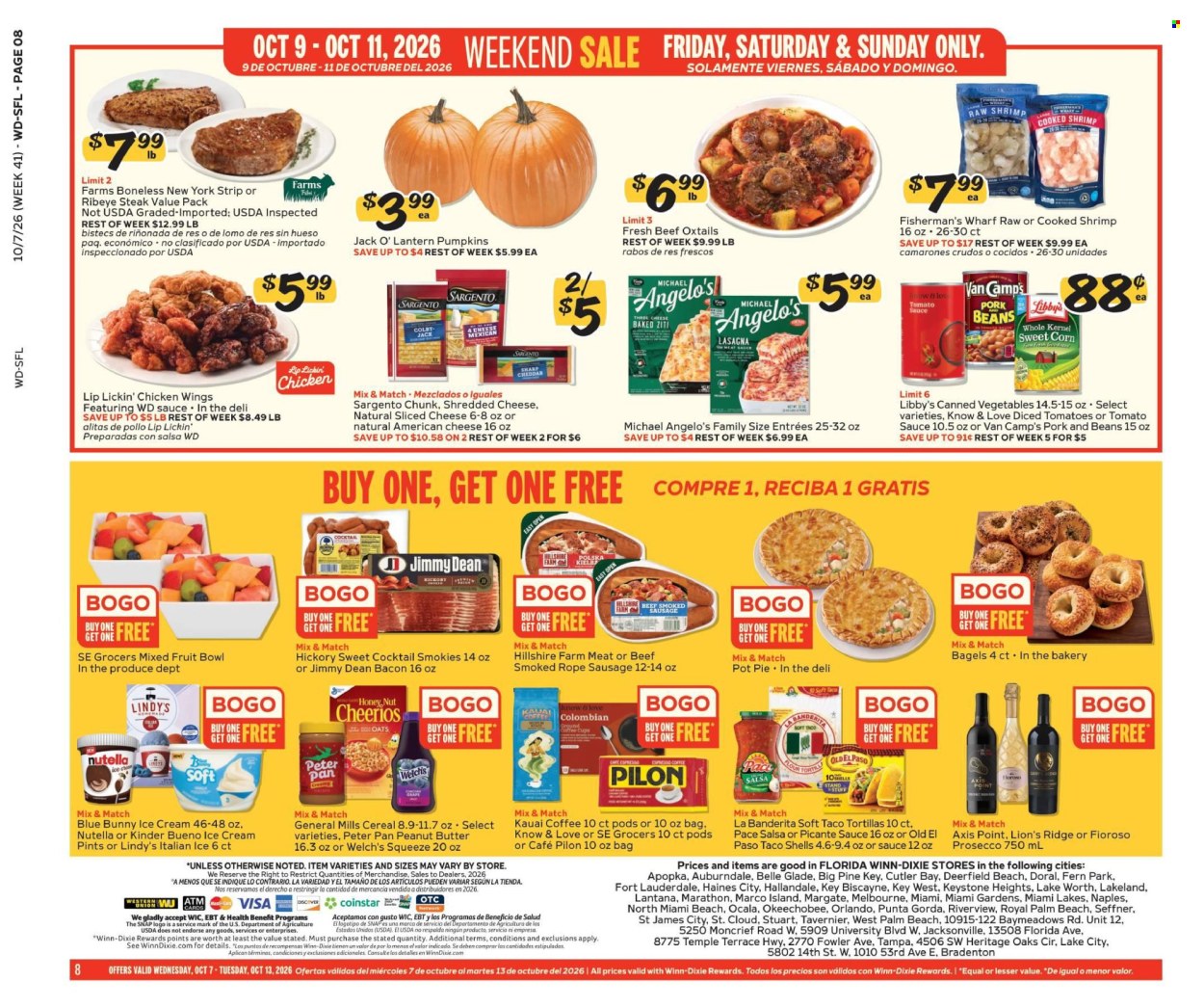 Winn Dixie ad - 10/07/2026 - 10/13/2026. Page 8