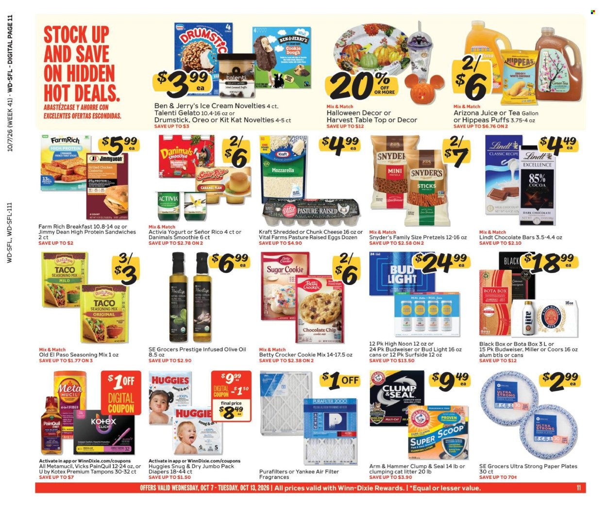 Winn Dixie ad - 10/07/2026 - 10/13/2026. Page 11
