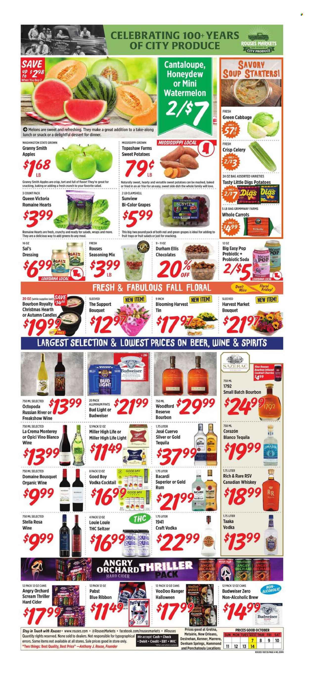 Rouses Markets ad - 10/07/2026 - 10/14/2026. Page 8