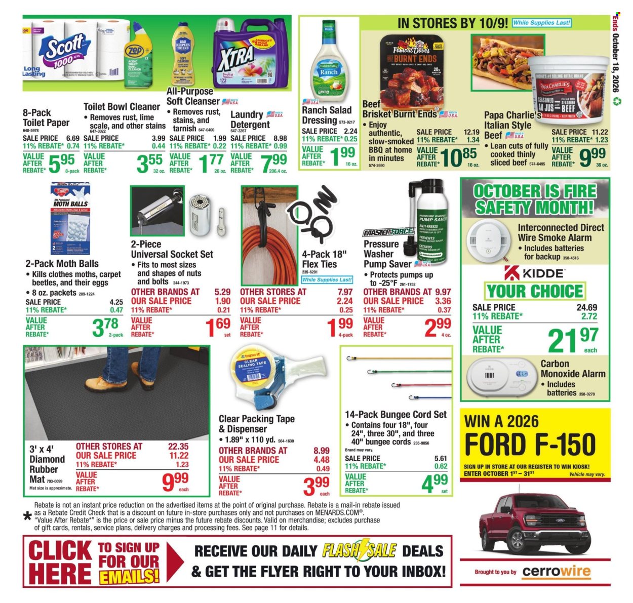 Menards ad - 10/08/2026 - 10/18/2026. Page 18