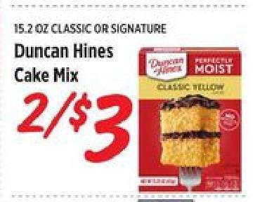Duncan Hines Cake Mix