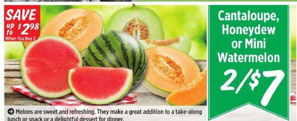 Cantaloupe, Honeydew or Mini Watermelon