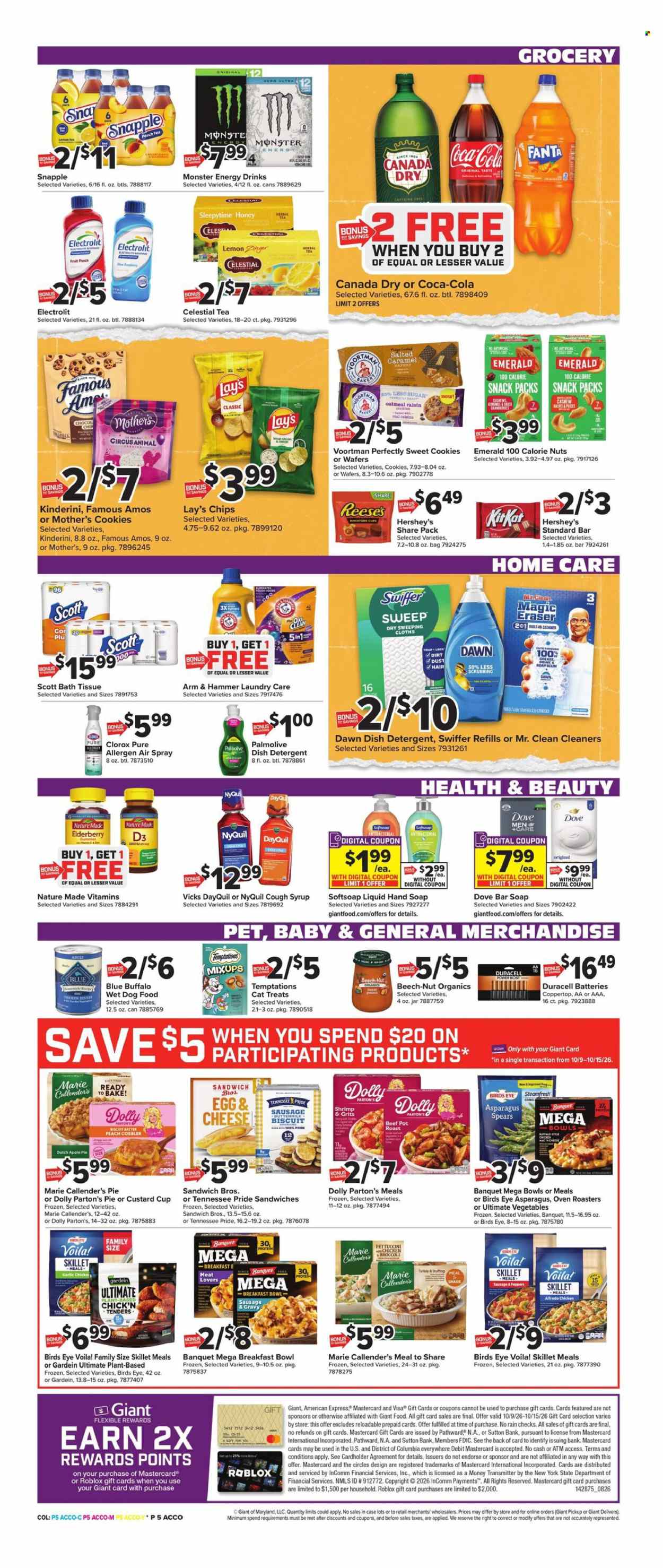 Giant Food ad - 10/09/2026 - 10/15/2026. Page 7