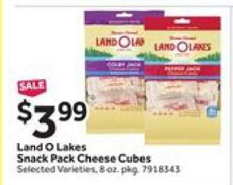 Land O Lakes Snack Pack Cheese Cubes