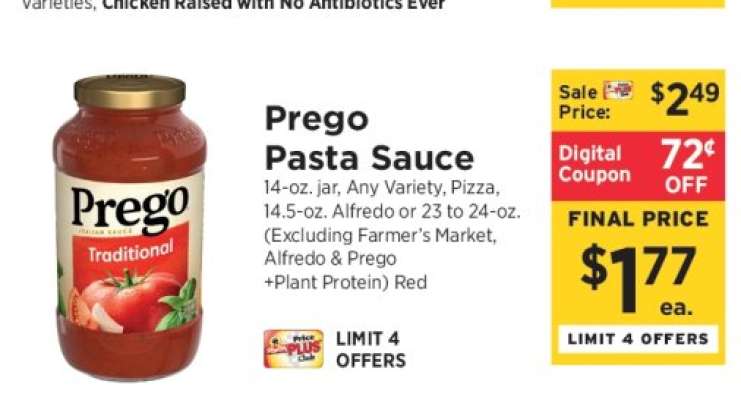 Prego Pasta Sauce