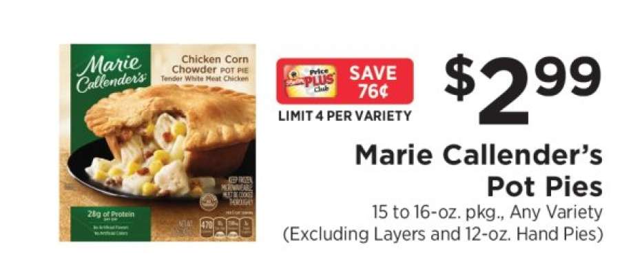 Marie Callender's Pot Pies