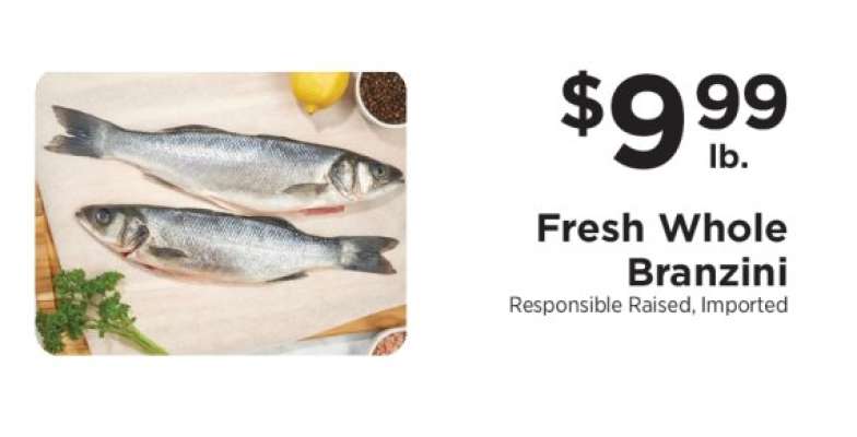 Fresh Whole Branzini