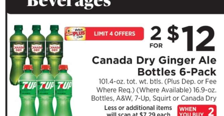 Canada Dry Ginger Ale Bottles 6-Pack