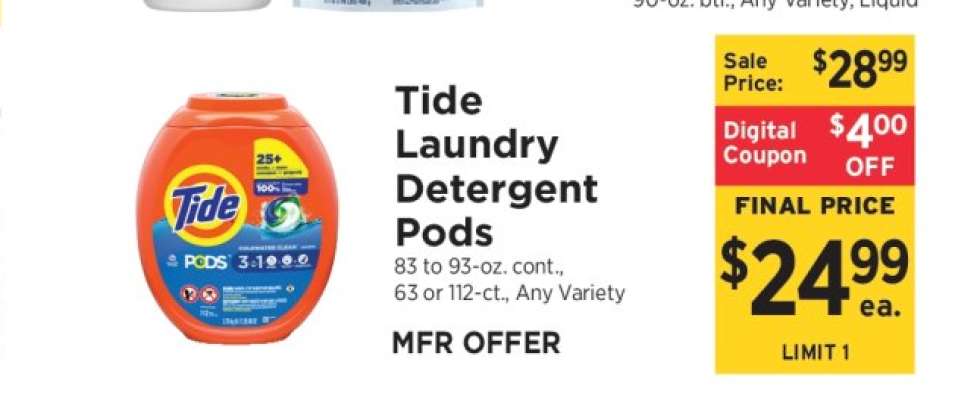 Tide Laundry Detergent Pods