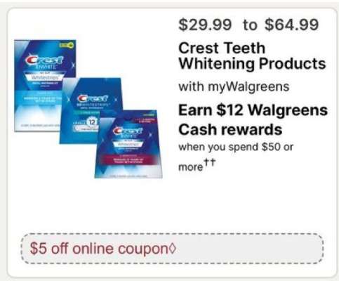 Crest Teeth Whitening Products