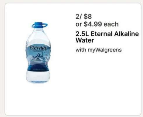 2.5L Eternal Alkaline Water