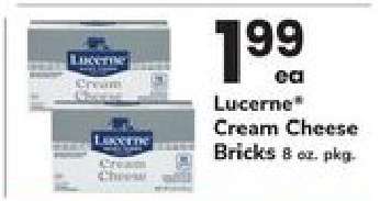 Lucerne Cream Cheese Bricks