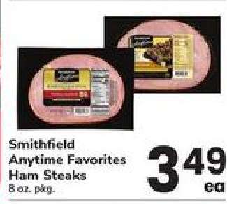 Smithfield Anytime Favorites Ham Steaks