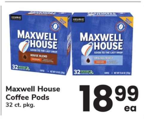 Maxwell House Coffee Pods
