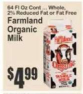 Farmland Organic Milk