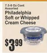 Philadelphia Soft Or Whipped Cream Cheese