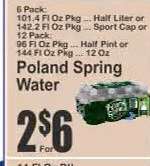 Poland Spring Water