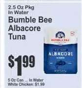 Bumble Bee Albacore Tuna