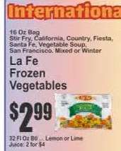 La Fe Frozen Vegetables
