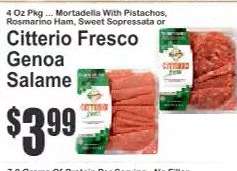 Citterio Fresco Genoa Salame