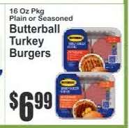 Butterball Turkey Burgers
