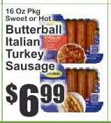 Butterball Italian Turkey Sausage