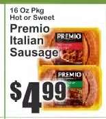 Premio Italian Sausage