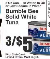 Bumble Bee Solid White Tuna