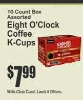 Eight O'Clock Coffee K-Cups