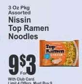 Nissin Top Ramen Noodles