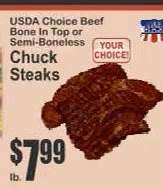 Chuck Steaks