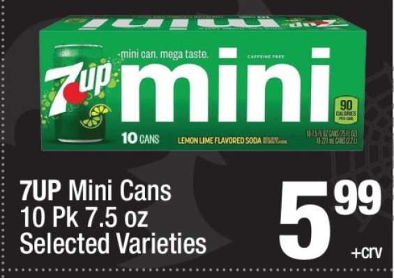 7UP Mini Cans