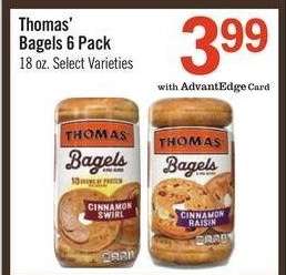 Thomas' Bagels 6-Pack