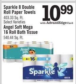 Sparkle 8 Double Roll Paper Towels