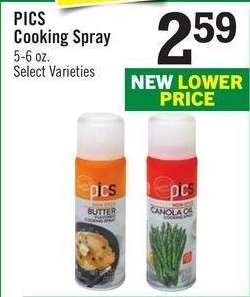 PICS Cooking Spray