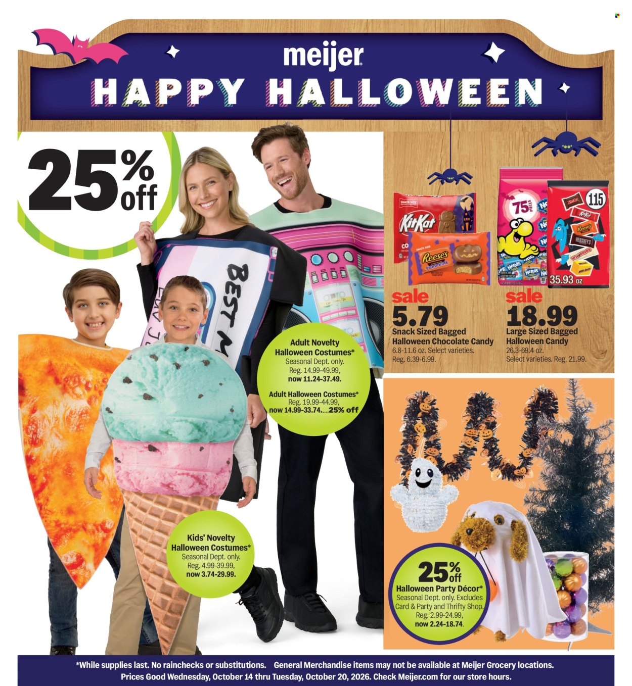 Meijer ad - 10/14/2026 - 10/20/2026. Page 1