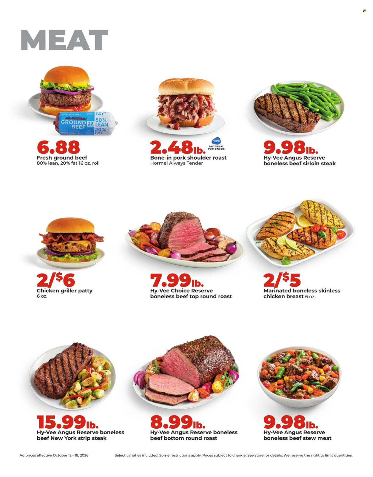 Hy-Vee ad - 10/12/2026 - 10/18/2026. Page 12