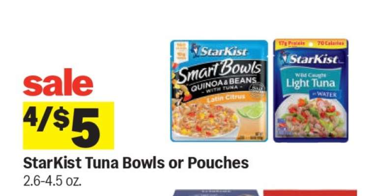 StarKist Tuna Bowls or Pouches