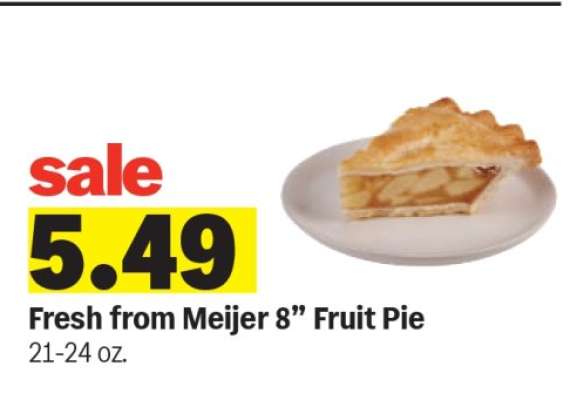 Fresh from Meijer 8" Fruit Pie