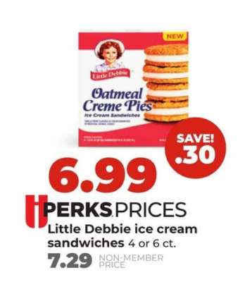 Little Debbie ice cream sandwiches