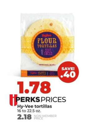 Hy-Vee Tortillas