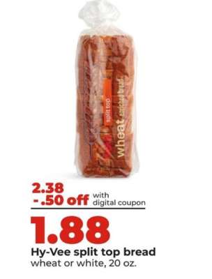 Hy-Vee split top bread
